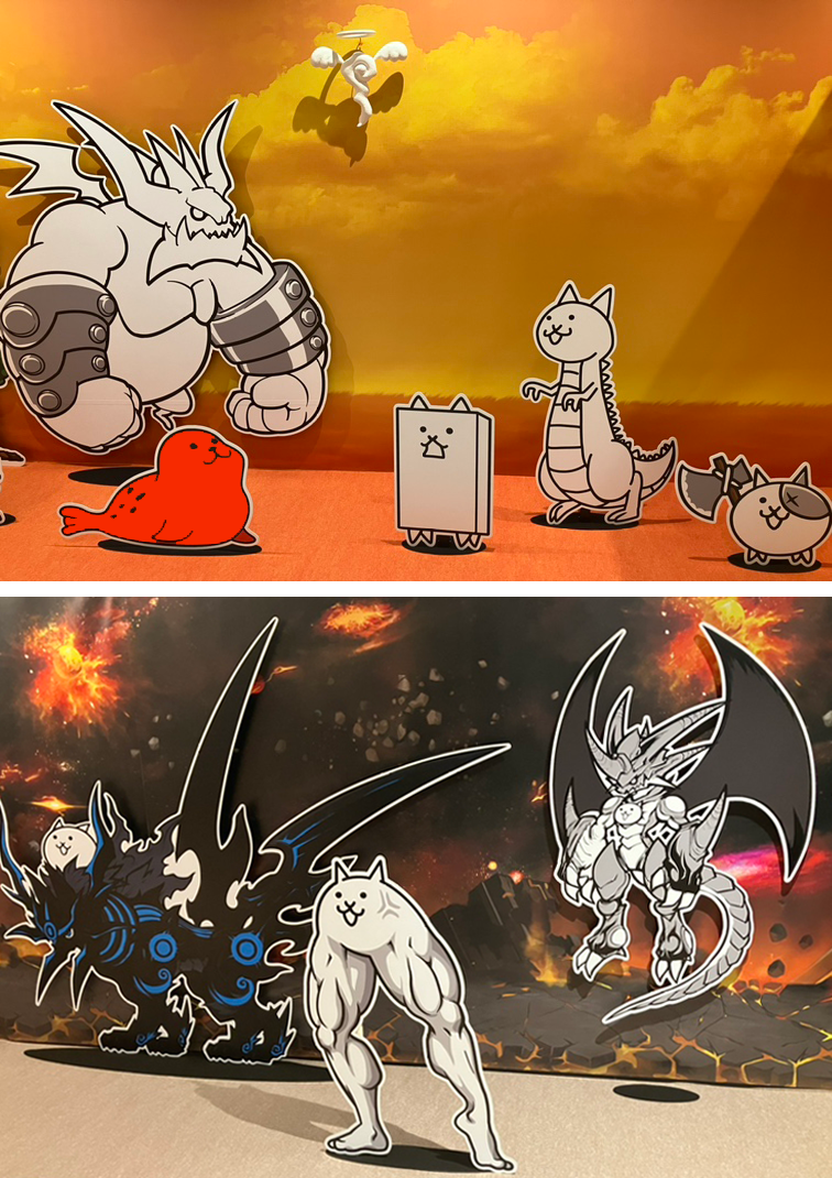 人気ステージをパネルで再現!